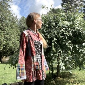 Bohemian patchwork jacket